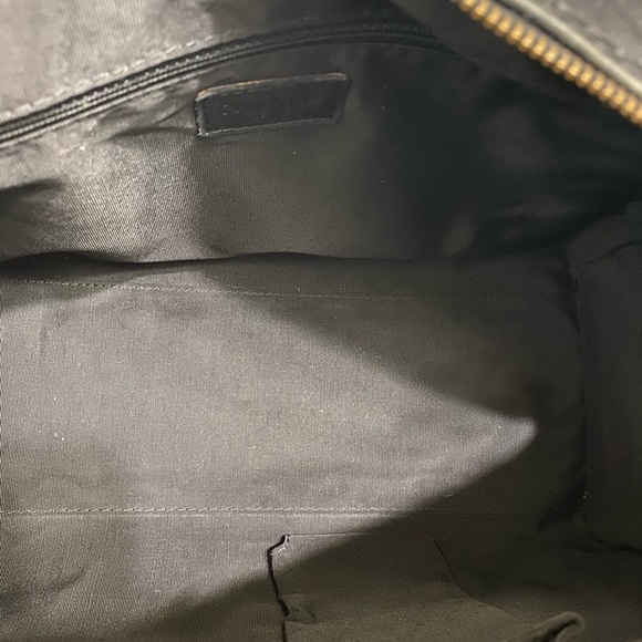 CHANEL Cross-stitch Handbag Black Leather BOX BAG - Picture 6 of 8